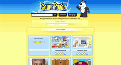 Desktop Screenshot of funny.gamespanda.com