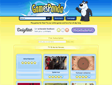 Tablet Screenshot of movie.gamespanda.com
